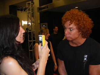 Carrot Top treats the question as seriously as it deserves.