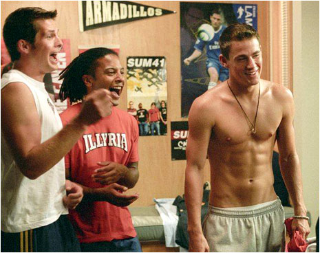 Weirdly enough, Channing plays a dude named Duke in this one, too.