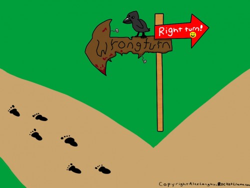 Right-turn-wrong-turn