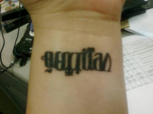 veritas aequitas tattoos. Turn it over: Veritas.