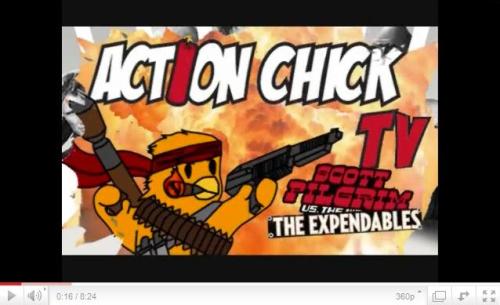 Action Chick TV: Scott Pilgrim vs. The Expendables Pt. 2 Lots of Scott