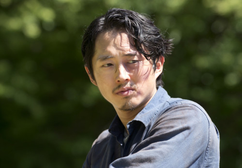 Steven Yeun as Glenn Rhee - The Walking Dead _ Season 6, Episode 1 - Photo Credit: Gene Page/AMC