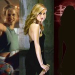 Left to right: Kristy Swanson (movie Buffy), Sarah Michelle Gellar (TV Buffy), and...the next Buffy Summers?